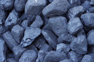 Piedras de carbón amontonadas