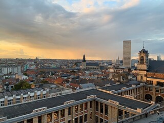 Panoramic view of Brussels, Belgium