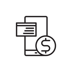 Payment icon in flat style. Payment vector illustration on white isolated background.