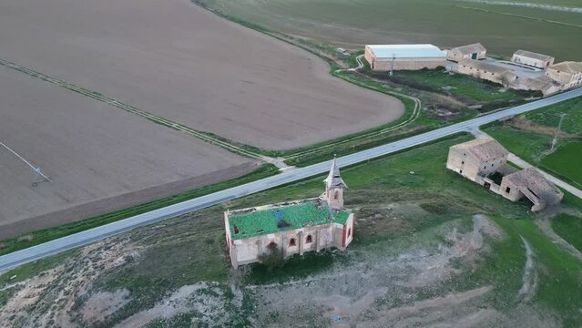 Abandoned hermitage. Rural depopulation