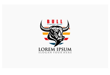 bull vector concept design company logo