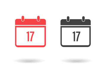 Calendar icon. Date time vector ilustration.