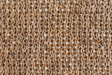 The brown fabric rustic background