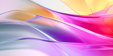 Background design of fractal sine waves and color on the subject of design.