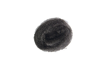 Black spot, Blue watercolor hand painted circle shape