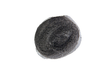 Black spot, Blue watercolor hand painted circle shape