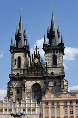 Fototapeta na wymiar Prague, Tyn Church