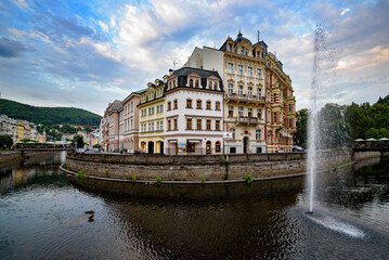 Fototapeta na wymiar Karlovy Vary (Karlsbad), Czech Republic