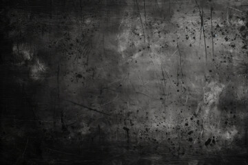 Vintage Black Scratched Grunge Background with Old Film Effect