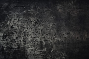 Vintage Black Scratched Grunge Background with Old Film Effect