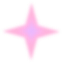 Star motion blur y2k aura . Abstract blurred gradient shape, psychedelic aesthetic elements, colorful soft holographic gradient. Geometric form with blurring 