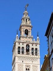 Fototapeta premium Bell tower of Sevilla Cathedral in Spain