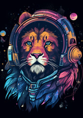 Lion Cosmonaute