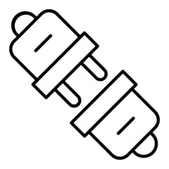 Cable Connector Outline Icon
