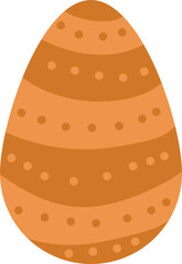 egg design illustration isolated on transparent background