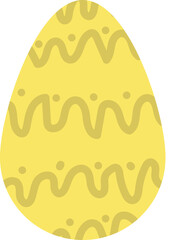 egg design illustration isolated on transparent background