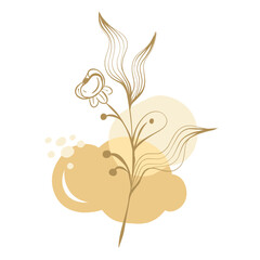 Aesthetic Abstract Floral