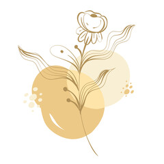 Aesthetic Abstract Floral