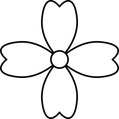 flower design illustration isolated on transparent background
