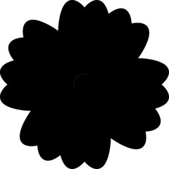 flower design illustration isolated on transparent background