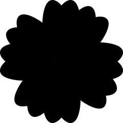 flower design illustration isolated on transparent background