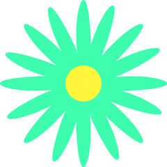 flower design illustration isolated on transparent background