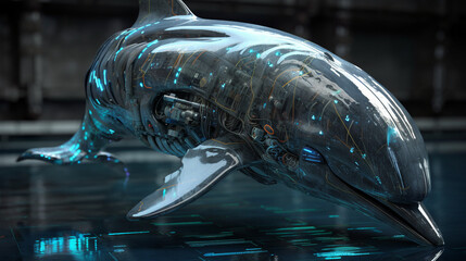 Cybernetic Dolphin  Generative AI