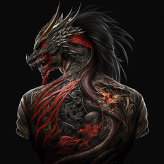 red dragon tattoo, red dragon head isolated, red dragon head, the dragon of the dragon,tiger deagon in japanese style,tiger in the sky,tiger in the dark,tiger in the dark, tiger in the night, tiger on