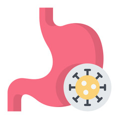 Liver Flat Icon