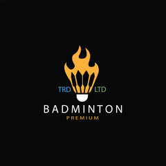 Design of badminton ball symbol