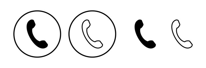 Call icon vector. phone icon vector