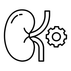 Lymphatic System Outline Icon