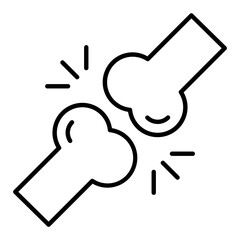 Fracture Outline Icon