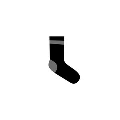 Flat Sock Vector