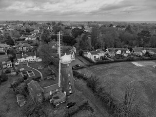 Woodbridge in Suffolk Aerial view