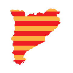 catalonia map icon