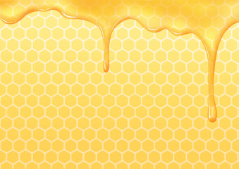 ハニカム柄 はちみつ 蜂の巣
