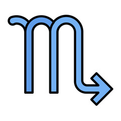 Scorpio Line Color icon