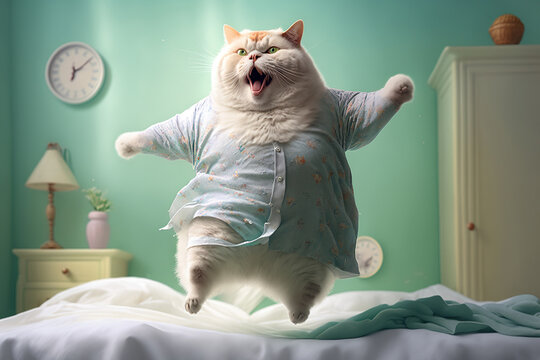 funny fat cats dancing
