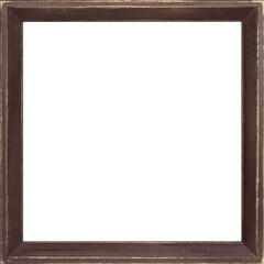 Obraz premium Brown wooden frame