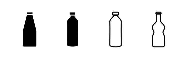Bottle icon vector for web and mobile app. bottle sign and symbol