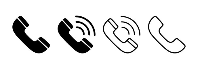 Call icon vector for web and mobile app. telephone sign and symbol. phone icon. contact us