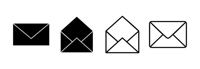 Mail icon vector for web and mobile app. email sign and symbol. E-mail icon. Envelope icon