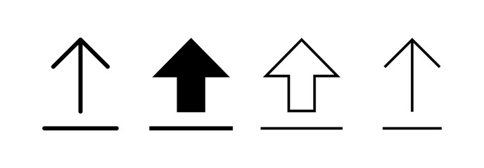 Upload icon vector for web and mobile app. load data sign and symbol