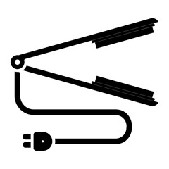 Fototapeta premium hairstraigh icon