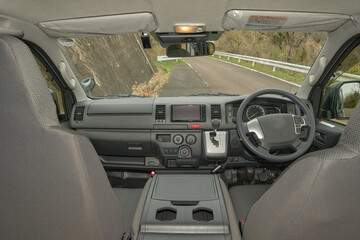 商用バンの内装