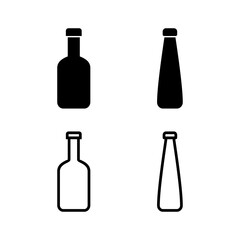 Bottle icon vector illustration. bottle sign and symbol