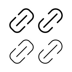 Link icon vector illustration. Hyperlink chain sign and symbol