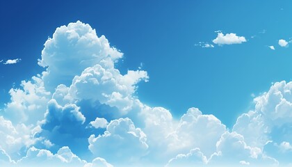 sky white clouds pure sky material background,Generative AI