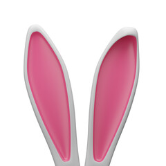cute rabbit ear 3d , easter holiday , 3d rendering